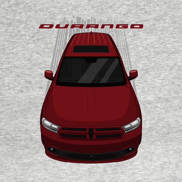 Dodge Durango 2014 - 2020 - Deep Cherry Red by V8social